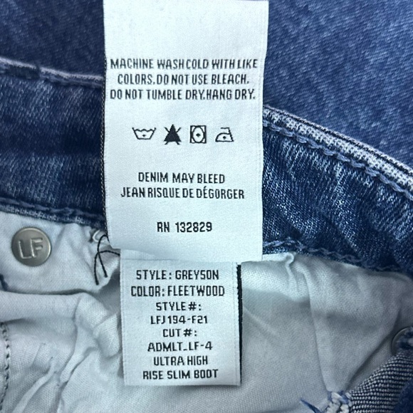 Lovers + Friends Blue High Rise Jeans - Picture 8 of 16